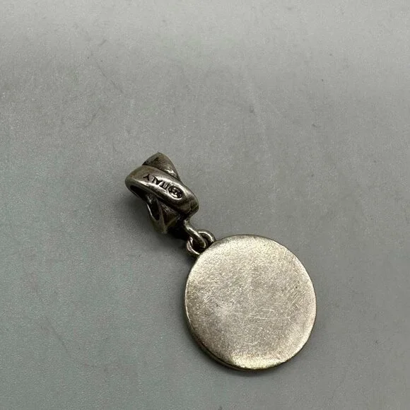 "Mrs" Bridal Charm 925 Sterling Silver Dangle Wedding Gift 1 in - Picture 7 of 10